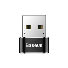 Адаптер Baseus USB Male To Type-C Female Adapter Converter Black